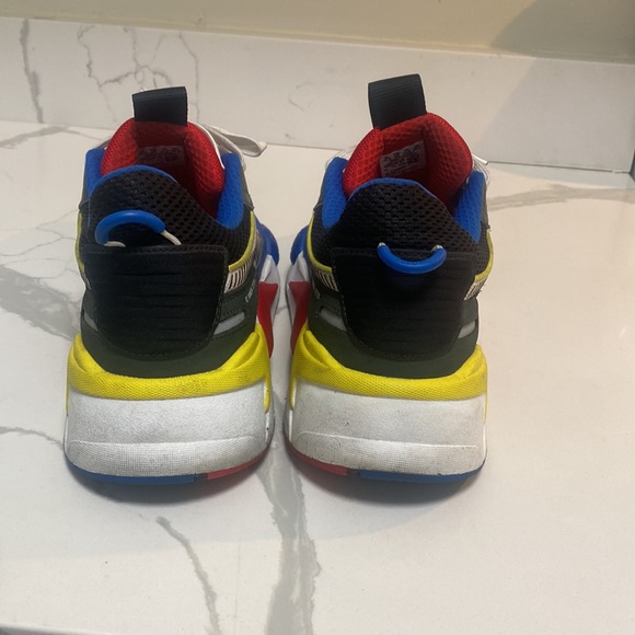 Puma RS-X Toys Mens Shoes Size 11 White Black Mesh Low Top Athletic Sneakers - Picture 2 of 4